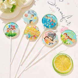 儿童节礼物健康无蔗糖棒棒糖送儿童学生活动布置装饰糖果礼物批发