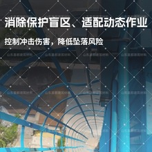 车间垂直生命线防坠系统10米-适用爬梯等高处作业的受限区域