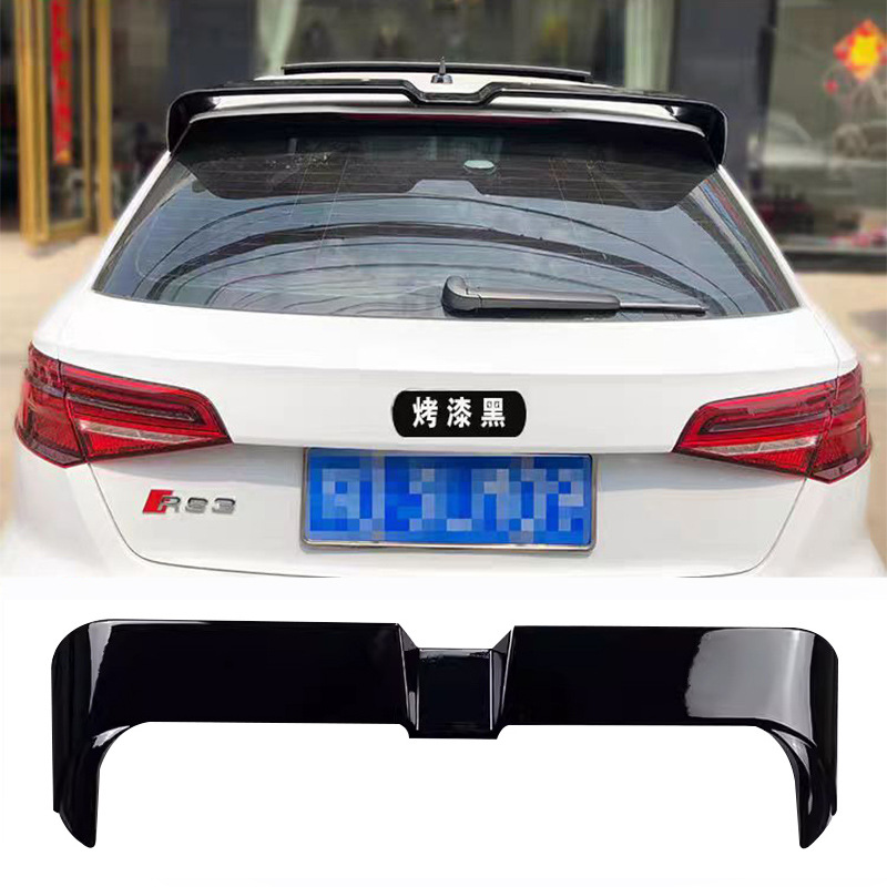 Suitable for 14-20 Audi A3 Hatchback Edition Special Odinger Punch-free Tail Top Wing Fixed Wing Modification