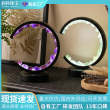 �羳��Ȼˮ��ԭʯLEDСҹ���[���b�diy����Շ�������̨���W�t��