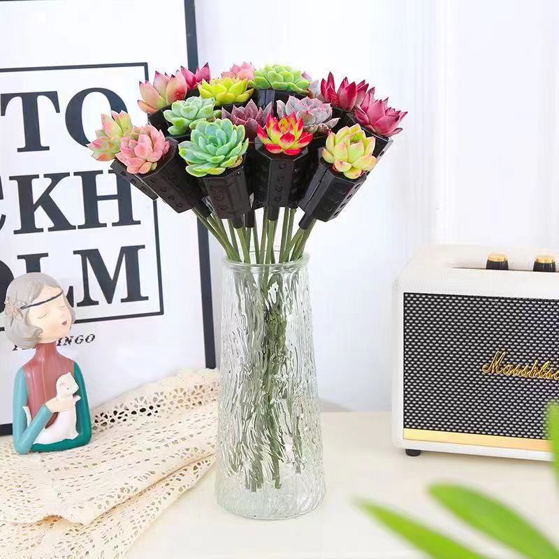 다육의 최신 인기 모델 12개입 유리병