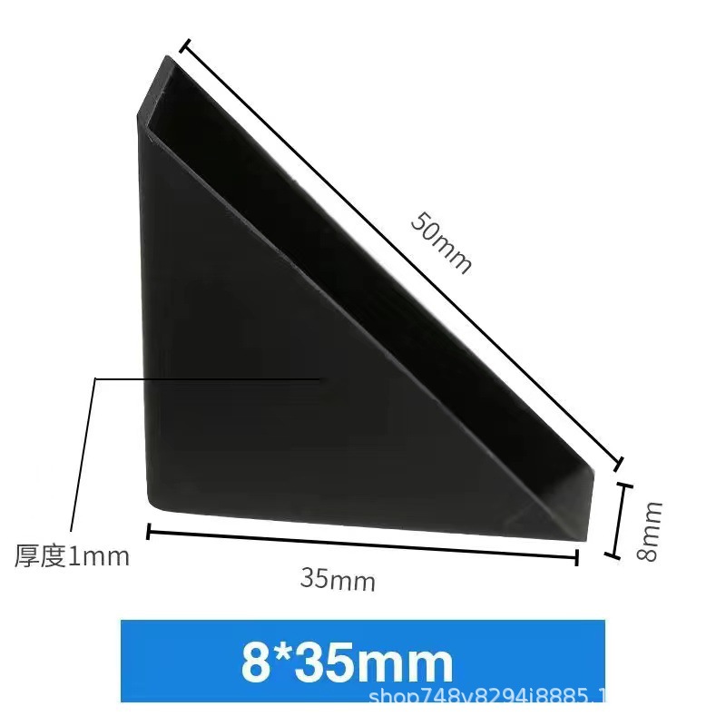 Embalaje de muebles triángulo anticolisión protección de esquina de plástico vidrio mármol protección de esquina de plástico fabricante