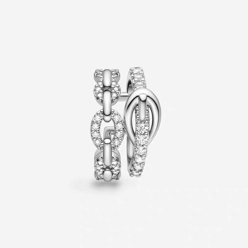 Belt chain double layer ear buckle