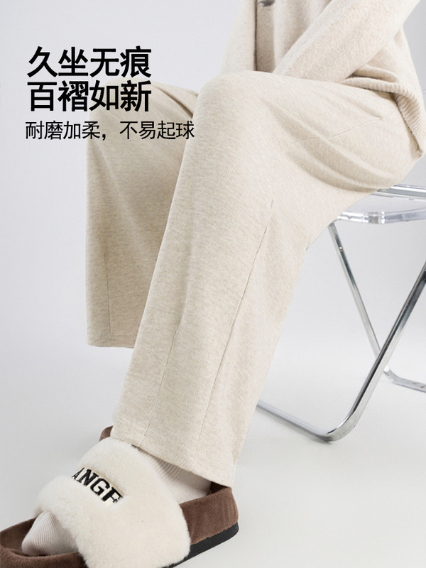 孕妇裤子春秋款外穿时尚休闲阔腿裤不勒肚2025新款秋冬直筒裤大码|undefined