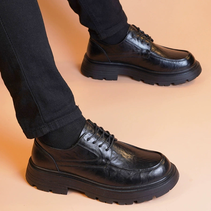 Мужские кожаные туфли, популярные весенне-осенние, новые деловые, формальные, повседневные, универсальные, модные, свадебные, для жениха.