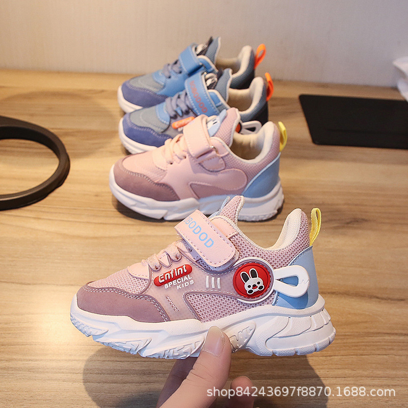 2023 primavera y otoño nuevos zapatos zapatillas de deporte de fondo suave transpirable niños niñas estudiantes de primaria zapatos casuales niños y niñas zapatos moda