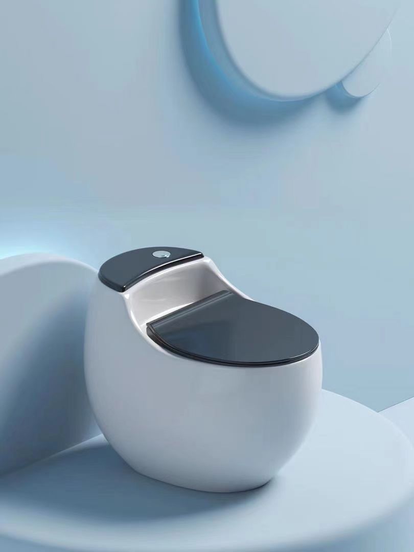 Toilet seat, large flushing force, siphon, large pipe, anti-odor, water-saving, quiet, small-sized apartment, super whirlpool egg-shaped hotel project undefined