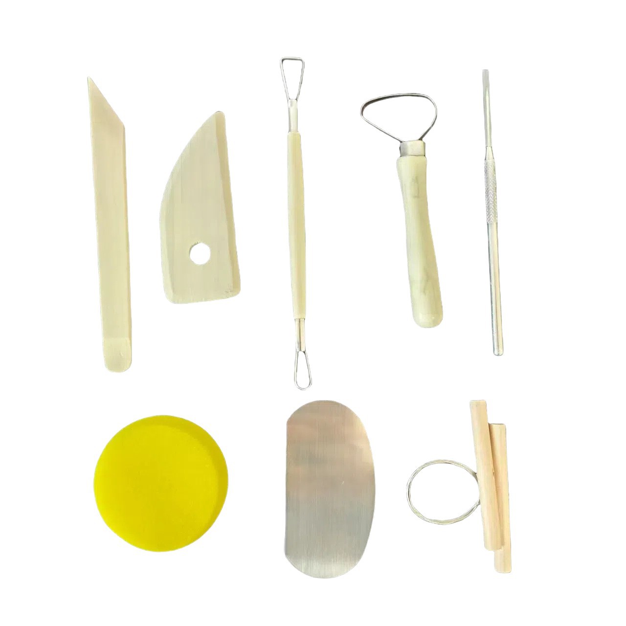 Herramientas de escultura de arcilla de venta directa transfronteriza, herramientas de cerámica de ocho piezas, herramientas de plástico de arcilla súper, herramientas de cerámica de arcilla de bricolaje