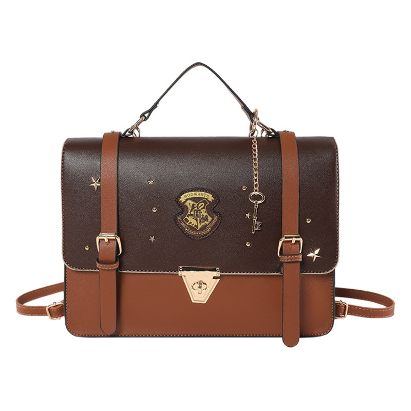 Bolso transfronterizo de Harry Potter, bolso Cambridge estilo universitario mágico de Hogwarts, bandolera de mano, bandolera de estilo británico