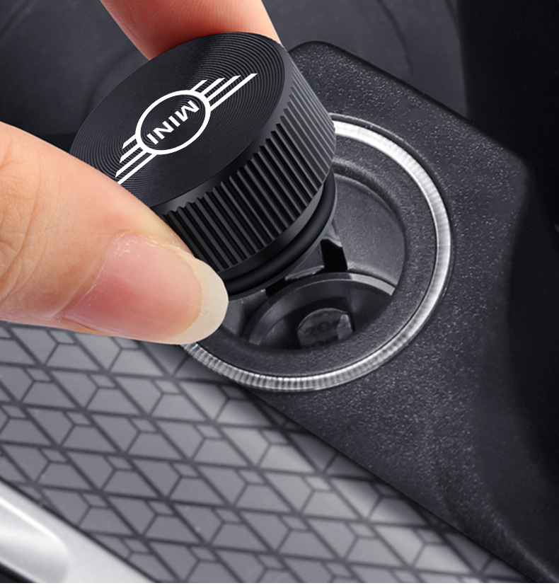 Cross-Border Hot-Selling General Goods Car Cigarette Lighter Dust Cover Waterproof Metal Car Accessories