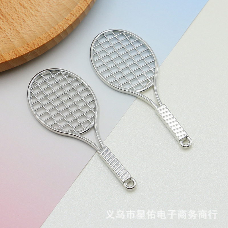 Mini Metal Tennis Racket Accessories, Sports Souvenirs, Keychain Pendants, Creative Fun Trinkets, Hanging Ornaments Mini Metal Tennis Racket Accessories, Sports Souvenirs, Keychain Pendants, Creative Fun Trinkets, Hanging Ornaments
