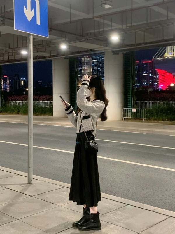 法式小香风短款开衫毛衣女2025早秋装新款高级感针织衫外套女上衣|undefined