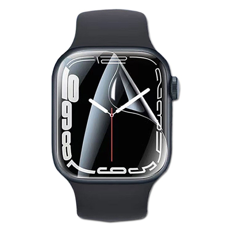 Suitable for Apple Watch S12 Generation Protective Film, Apple Watch Film 8 Curved High-Definition Hydrogel Film 45Se Matte