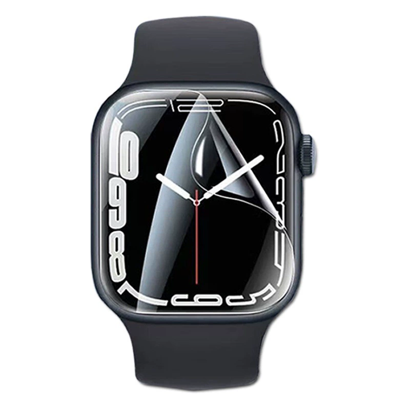 Защитная пленка для Apple Watch S11, пленка для Apple Watch 8 с изогнутой поверхностью, высококачественная гидрогелевая пленка 45SE, матовая.