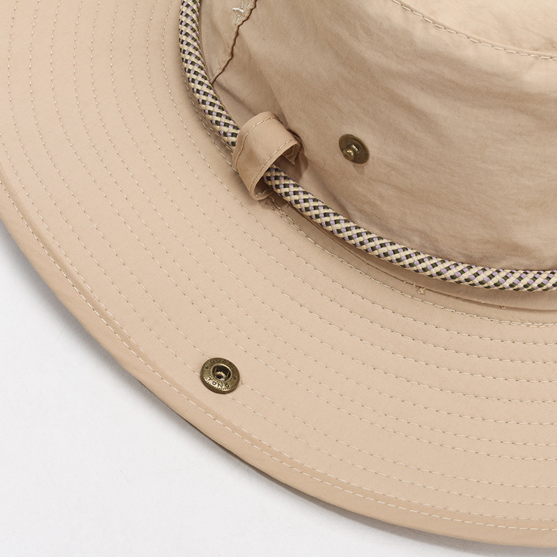 Randonnée Protection solaire Pêcheur Unisexe Vêtements de travail Camping en plein air Escalade Parasol Western Cowboy Style Chapeau_voghion.com