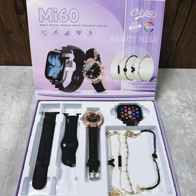 New Mi Series Mi60 Smart Watch Set S11 Quartz Watch Bracelet, Popular Foreign Trade Item, Fresh and Hot-Selling New Mi Series Mi60 Smart Watch Set S11 Quartz Watch Bracelet, Popular Foreign Trade Item, Fresh and Hot-Selling