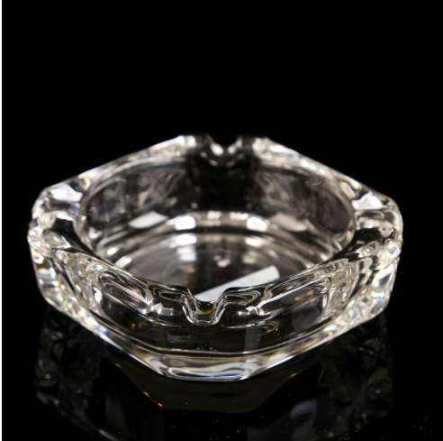 Cenicero de manzana verde al por mayor creativo cuadrado redondo para el hogar ktv logotipo de regalo de hotel