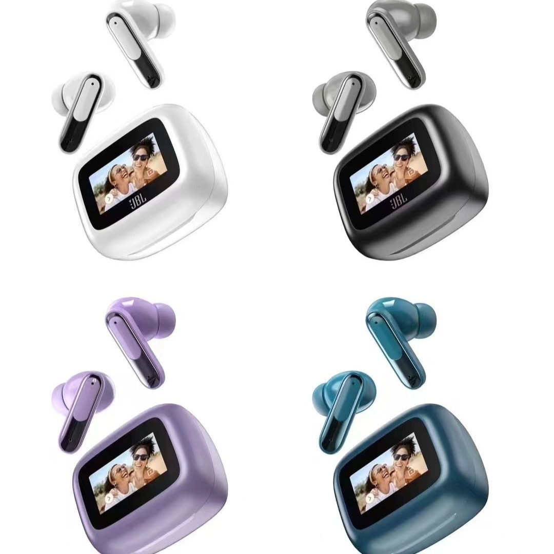 Nuevos productos transfronterizos V20 auriculares Bluetooth pantalla táctil ANC auriculares de reducción de ruido para JBL nuevo auriculares de pantalla a color V8 segunda generación
