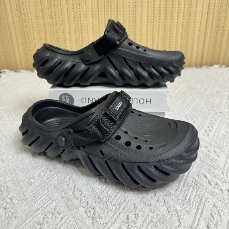 Croos ホールシューズビームウェーブシューズカップルアウトドアトレンドスリッパカジュアルビーチサンダル工場卸売|undefined