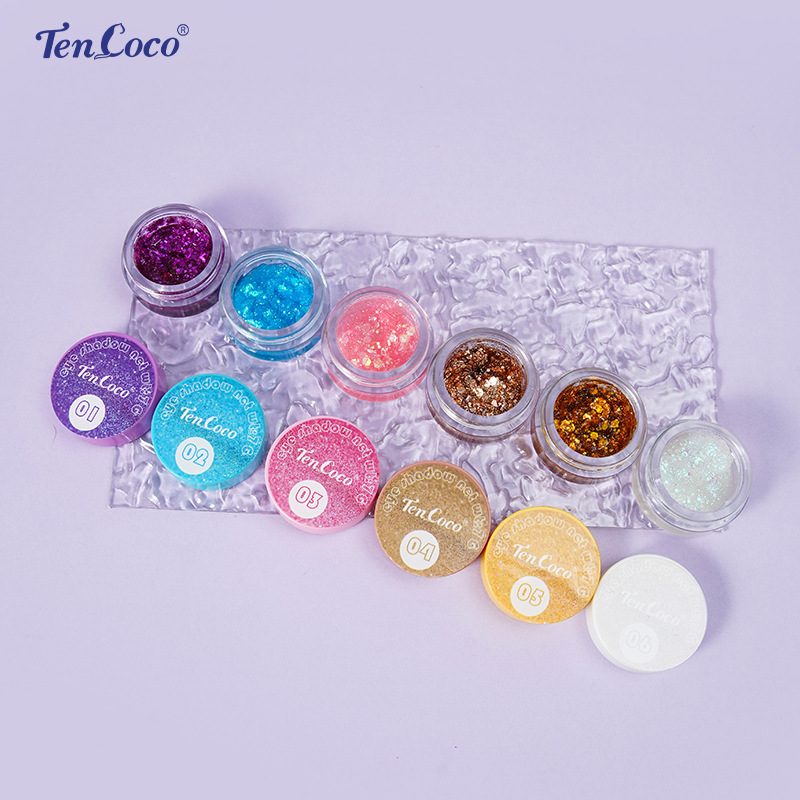 クロスボーダー液体アイシャドウビッグスパンコール TenCoco フェイスボディグリッターステージメイクアップアイシャドウ外国貿易ヨーロッパとアメリカ|undefined