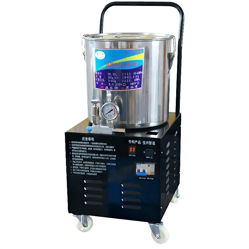 Máquina de mantequilla eléctrica 220V llenador automático de aceite de alta presión para golpear la máquina de excavación de pistola de mantequilla de mantequilla 48V