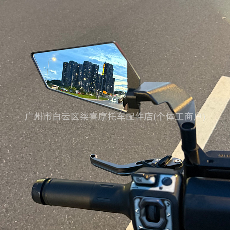 Suitable for Sanyang DRG150 second generation, Mamba MMBCU modified aluminum alloy rearview mirror, XMAX300 reflector