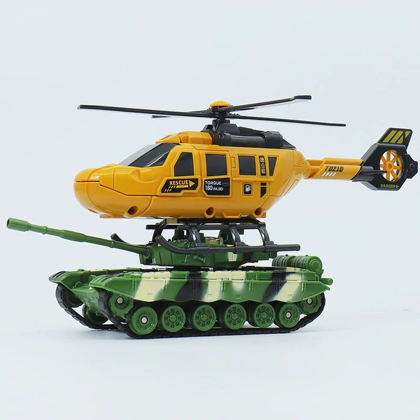 Helicopter, tank