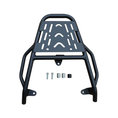 Modified Accessories, Motorcycle bumper - black-frosted-tube-type-rear-shelf