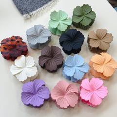 欧米のクロスボーダーのつや消しのカラーのカールの花は女性の花を挟みます。