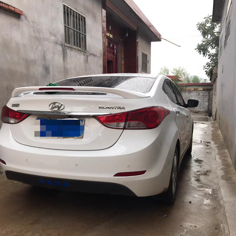 Suitable for 2012-2017 Hyundai Langdong Rear Wing Langdong Special Modified Painted Rear Wing with Light