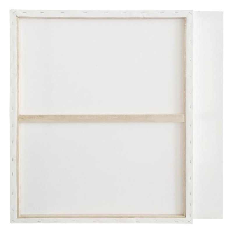 Venta al por mayor blanco algodón Lino lienzo marco acuarela acrílico marco interior pintado a mano DIY pintura al óleo marco