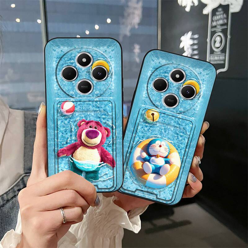 Suitable for Xiaomi Mobile Phone Cases, Personalized and Interesting Pet Dustproof Men's and Women's Youth Cartoon Swimming Rings with Funny Texture