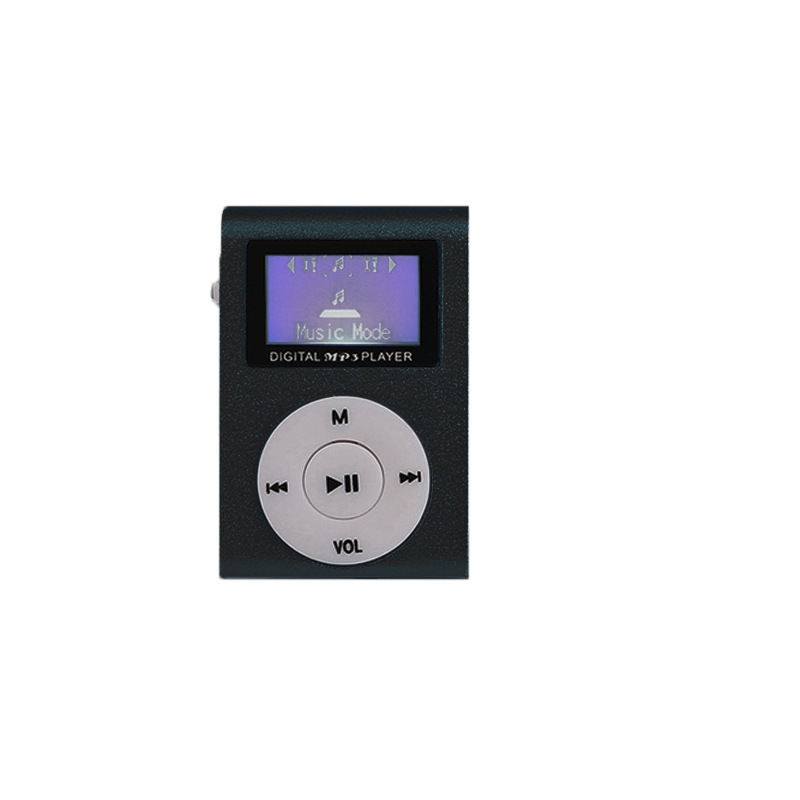 スクリーン付き金属クリップカードmp3音楽プレーヤーミニクリップmp3学生ウォークマンプレゼント卸売りmp3|undefined