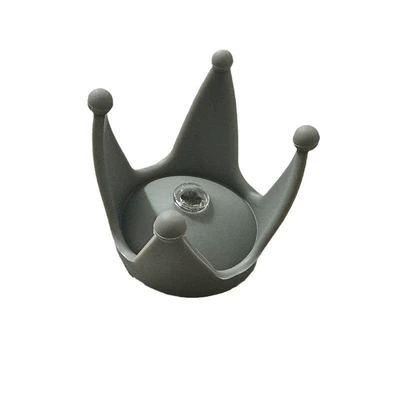Motosiklet dəbilqələri Helmet Crown Roller Skating - gray-crown-comes-with-velcro-traceless-glue