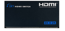 3進1出切換器廠家直銷4K三進一出HDMI切換器朗強LKV331