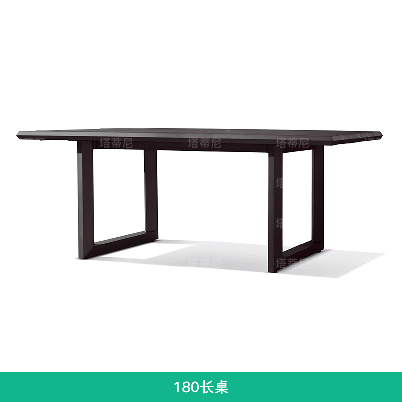 Mesa y silla de teca al aire libre terraza de jardín al aire libre a prueba de agua muebles de protección solar patio al aire libre combinación de mesas y sillas de madera maciza