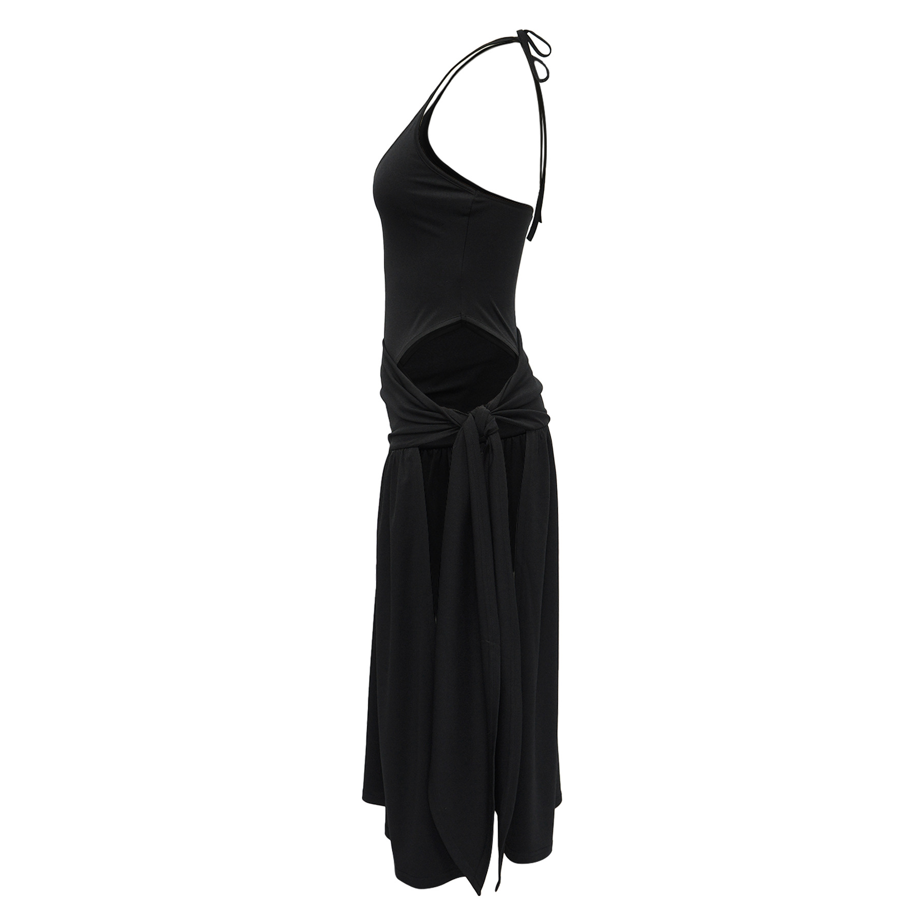 284g Weight Sleeveless Sleeve Length Polyester Fabric Type Skirt Co-ord Set Sets Type 2 Pieces Set Quantity Holiday, Street Occasion Strap Neckline Slim Fit Type Solid Color Pattern Summer Season Women's Gender Streetwear Style Holiday Street Women's Streetwear Solid Color Polyester Skirt Co-ord Set Skirt Sets 5