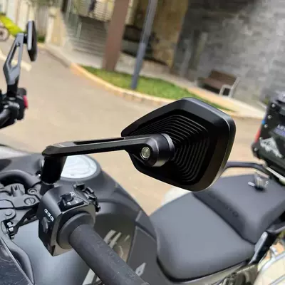 View Wide-Angle Rearview Mirror, Motorcycle rearview mirror