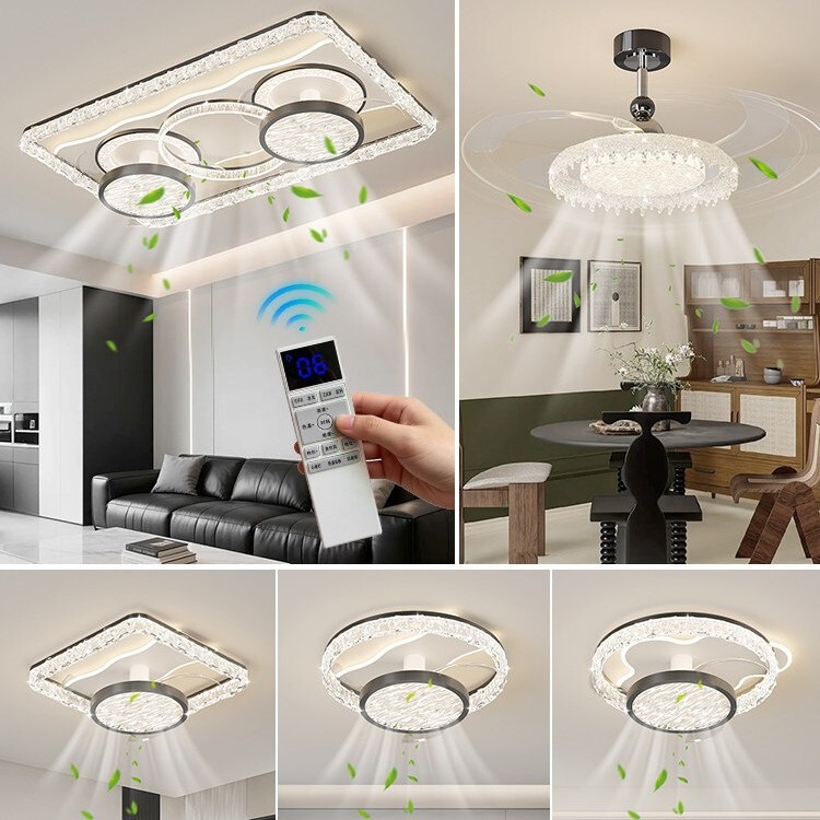 2026 New Model Fan Light, Italian-Style Light Luxury and Elegant Design for Living Room, Dining Room, Bedroom, Integrated Ceiling Fan and Light 2026 New Model Fan Light, Italian-Style Light Luxury and Elegant Design for Living Room, Dining Room, Bedroom, Integrated Ceiling Fan and Light