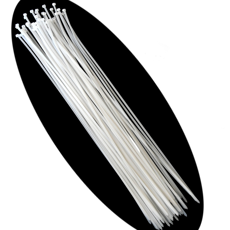 厂家供应9*1000可重复使用尼龙扎带  白色玉米秸秆捆扎尼龙扎带