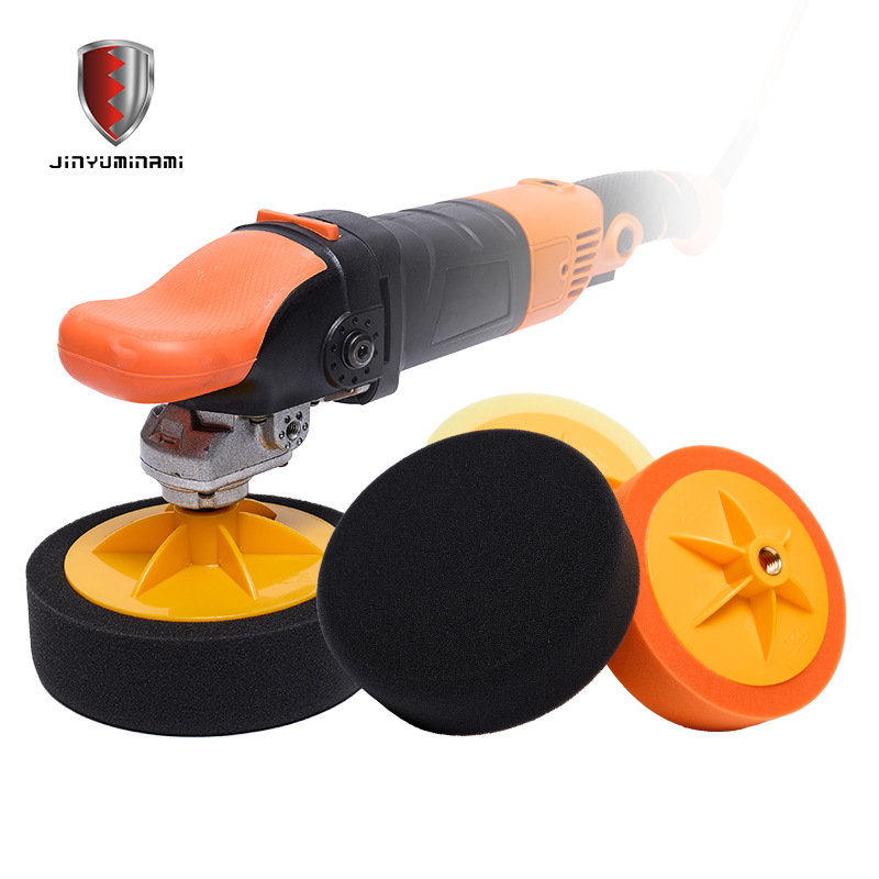 JYM工厂批发高密度聚酯海绵球抛光轮14*16mm用于汽车漆面镜面划痕