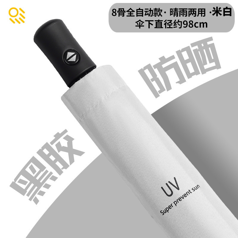 全自动雨伞大号折叠晴雨两用遮阳伞加厚加大防风加固暴雨24骨批发|undefined