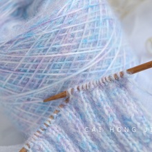 彩虹酱手作  花式空心马海 喷毛纱 娃衣 围巾 毛衣 玩偶 细线