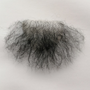 Fake pubic hair paste female invisible fake hair paste simulation pubic hair natural seamless realistic silicone fake hair props factory outlet