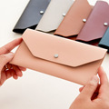 创意新款皮革信封钱包便携式薄款零钱包男女通用手拿卡包