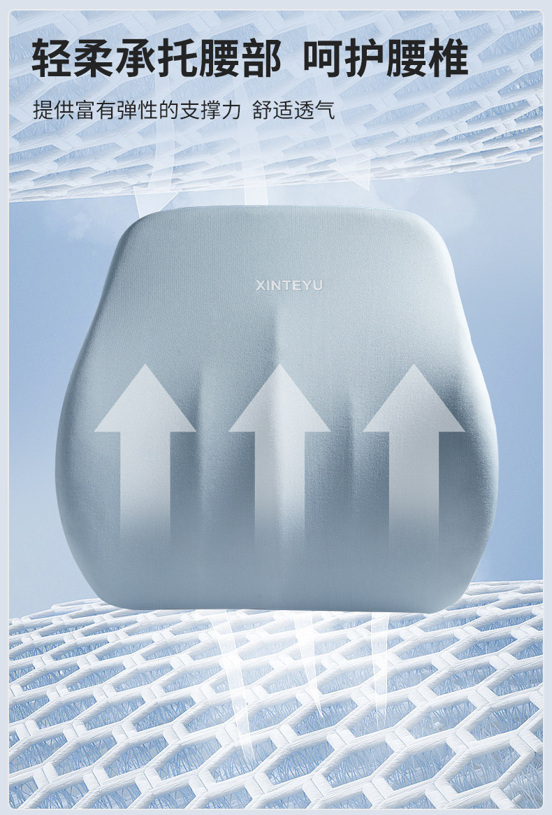 Lumbar Support Office Seat Back Cushion Latex Cushion Lumbar Pillow Lumbar Support Back Cushion Lumbar Support Lumbar Cushion