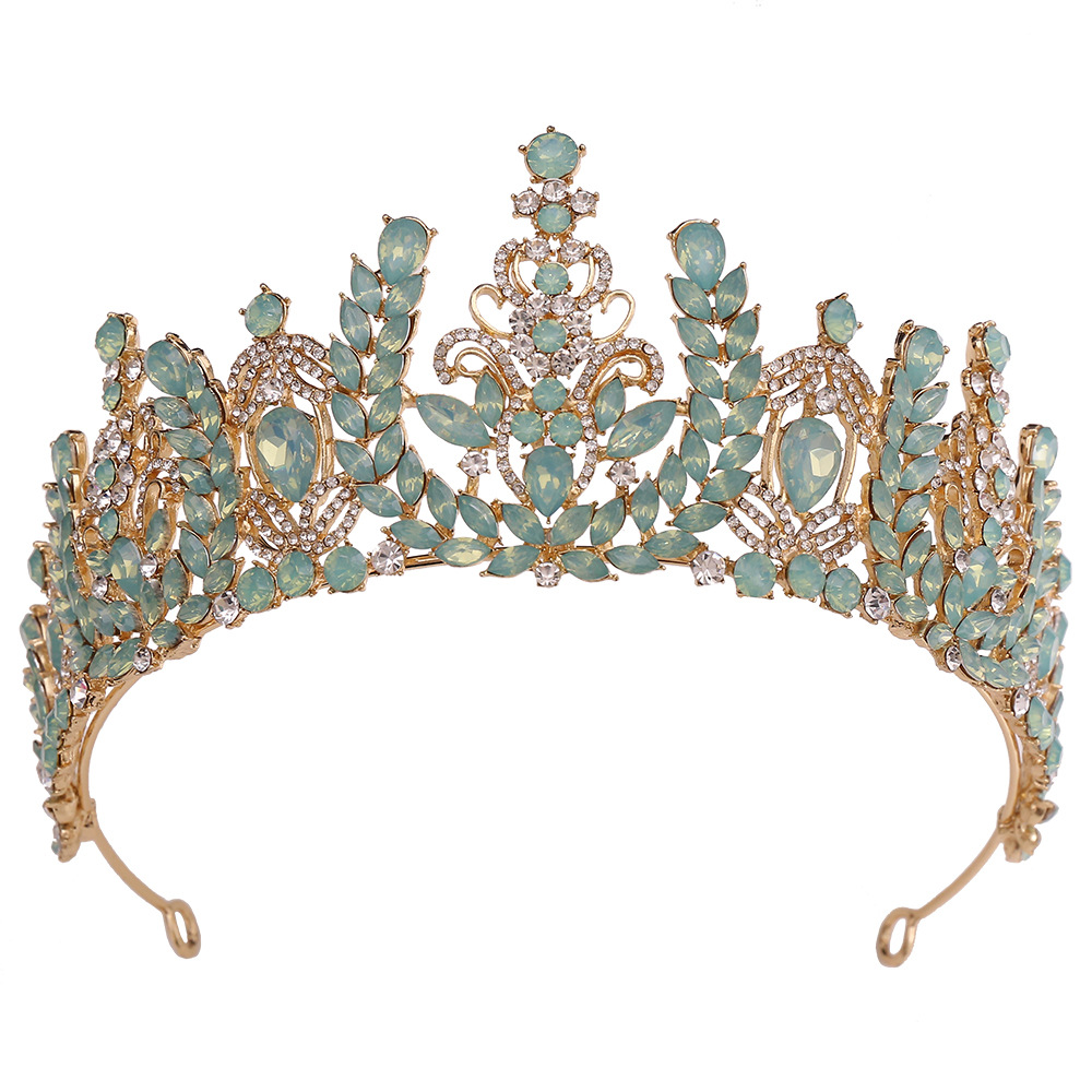 150g Weight Crown Hair Accessories Type 1 Piece Quantity Holiday, Wedding, Birthday Occasion Artificial Crystal, Alloy Material Crown Pattern Women's Gender Diamond Design Simple Style Style Simple Style Women's Crown Artificial Crystal Alloy Diamond Crown 30