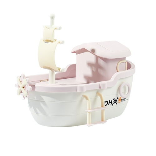 Creative new cartoon sailing piggy bank, removable and removable children's piggy bank, cute children's gift piggy bank
