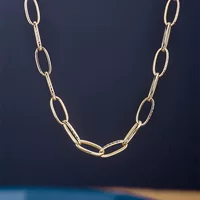Чистое золото 18 карат 14K золотое ожерелье простое золото гладкая текстура нити одиночный износ штабелированный шейный платок золотые украшения 0201
