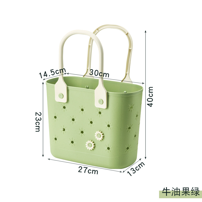 Cesta de picnic portátil al aire libre Cesta de almacenamiento de baño Cesta de almacenamiento de artículos de baño Cesta de almacenamiento de baño de dormitorio de estudiantes